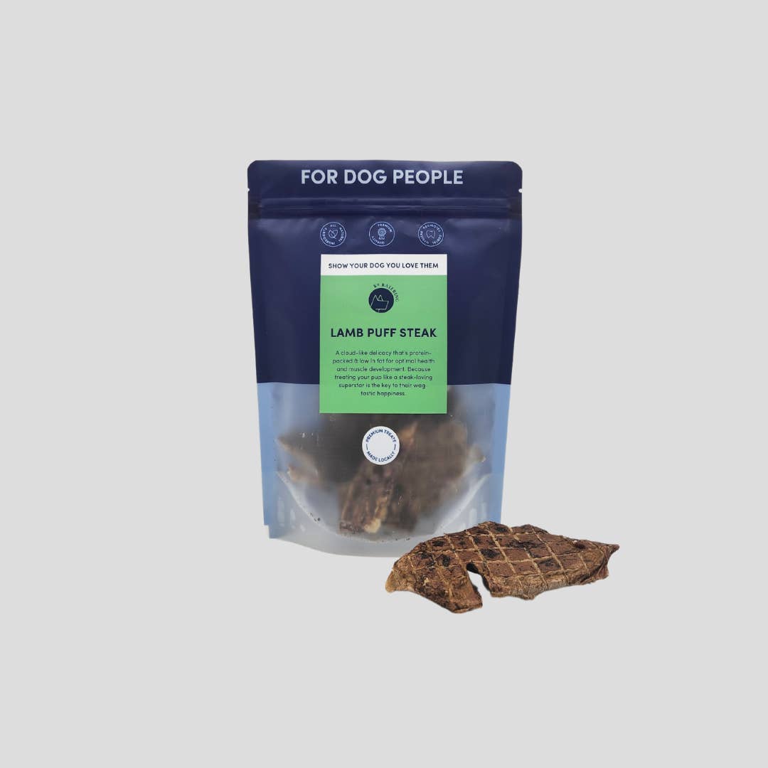K9 KATERING - Wholesale Pet treats – Dog - Lamb Puff Steak