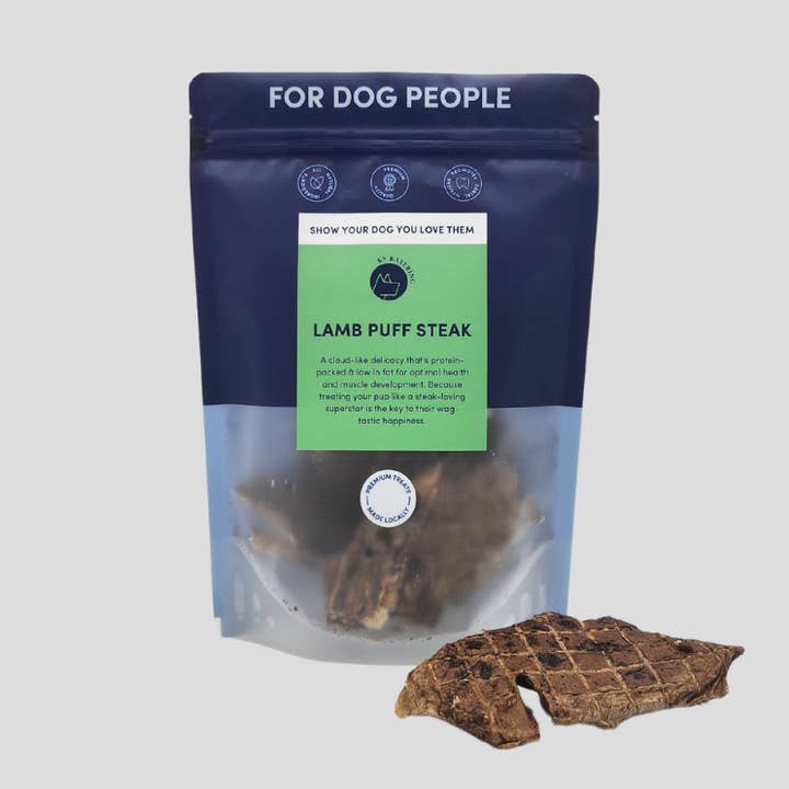 K9 KATERING - Wholesale Pet treats – Dog - Lamb Puff Steak0