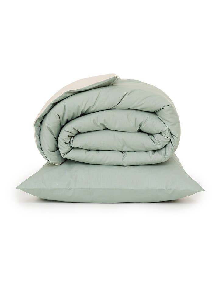 Housse de couette vert d'eau pour la vente par Bibelotte BV