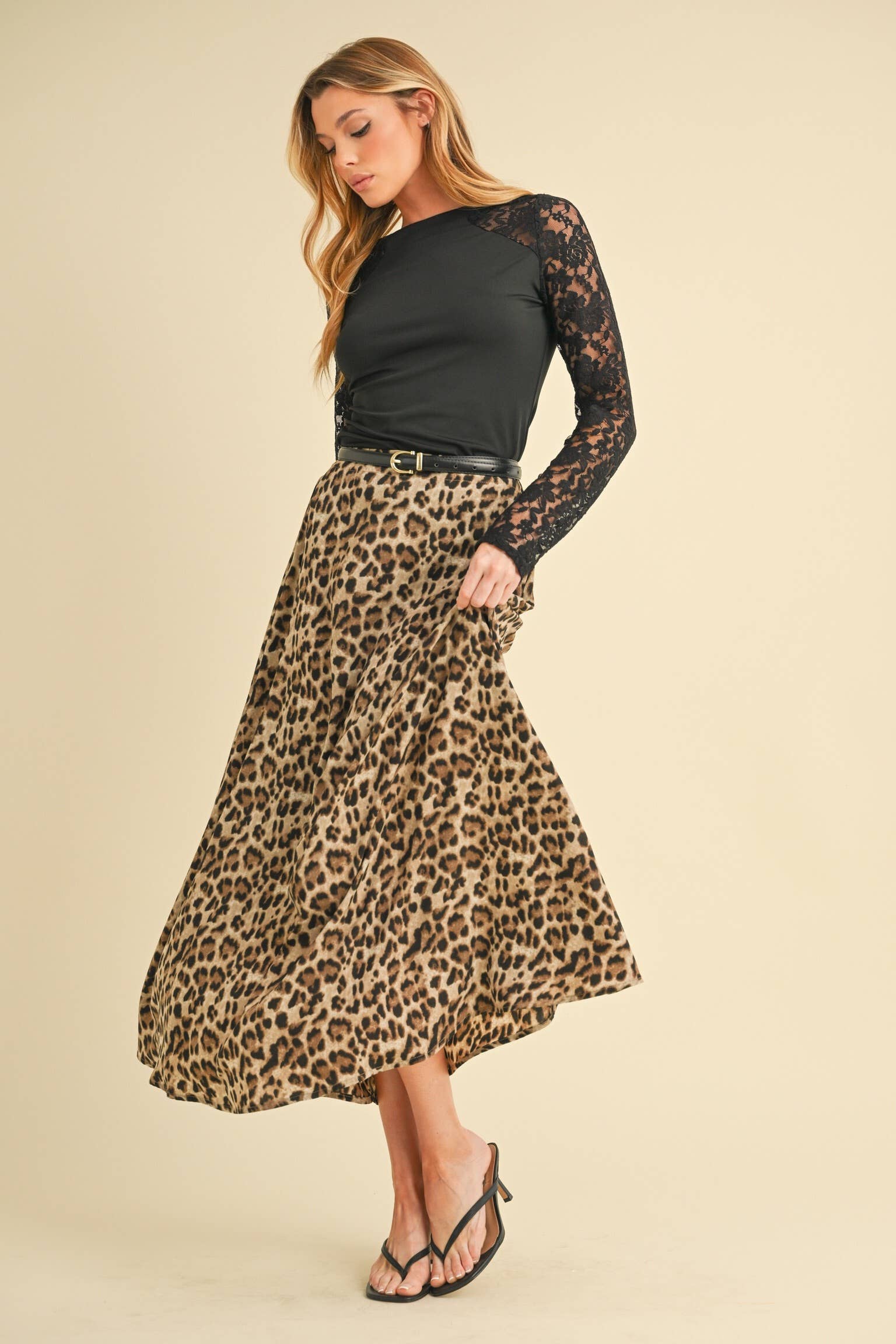 AEMI + CO - Vente Jupe – femme - 7136FN Jupe Maxi Léopard Verine20