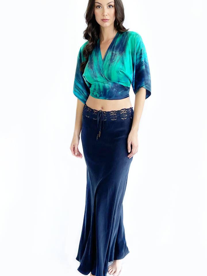 MiJo by Michelle Jonas - Wholesale Skirt – Women’s - Stretch Silk Charmeuse Bias Skirt with Adjustable Lace Waistband16