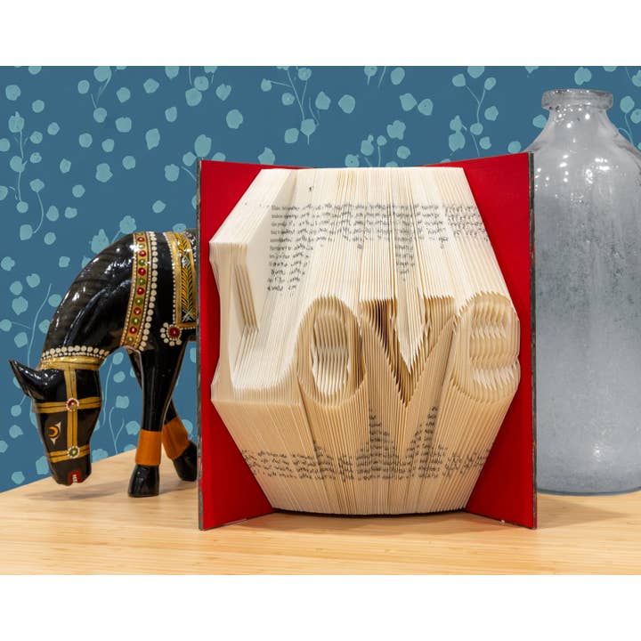 Sculpted Books - Wholesale Sculpture - Love sculpture (completed)1