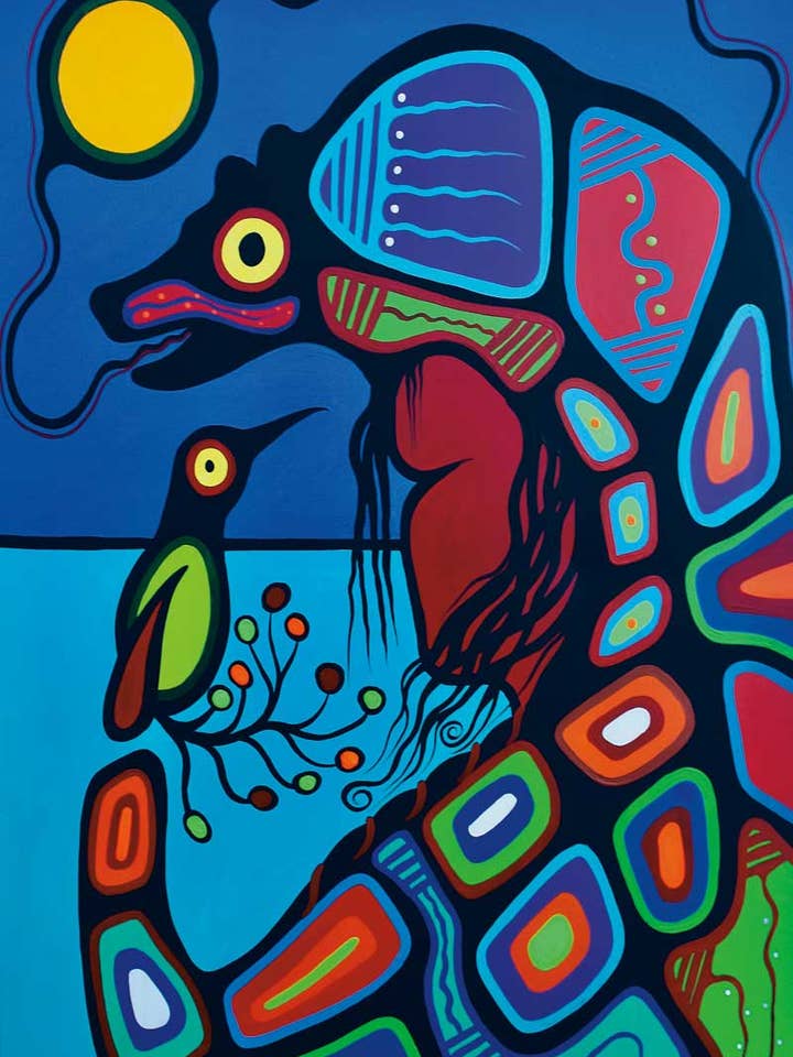 Bear Clan Art Print by Artist Frank Polson for wholesale by Indigenous Puzzles and Art