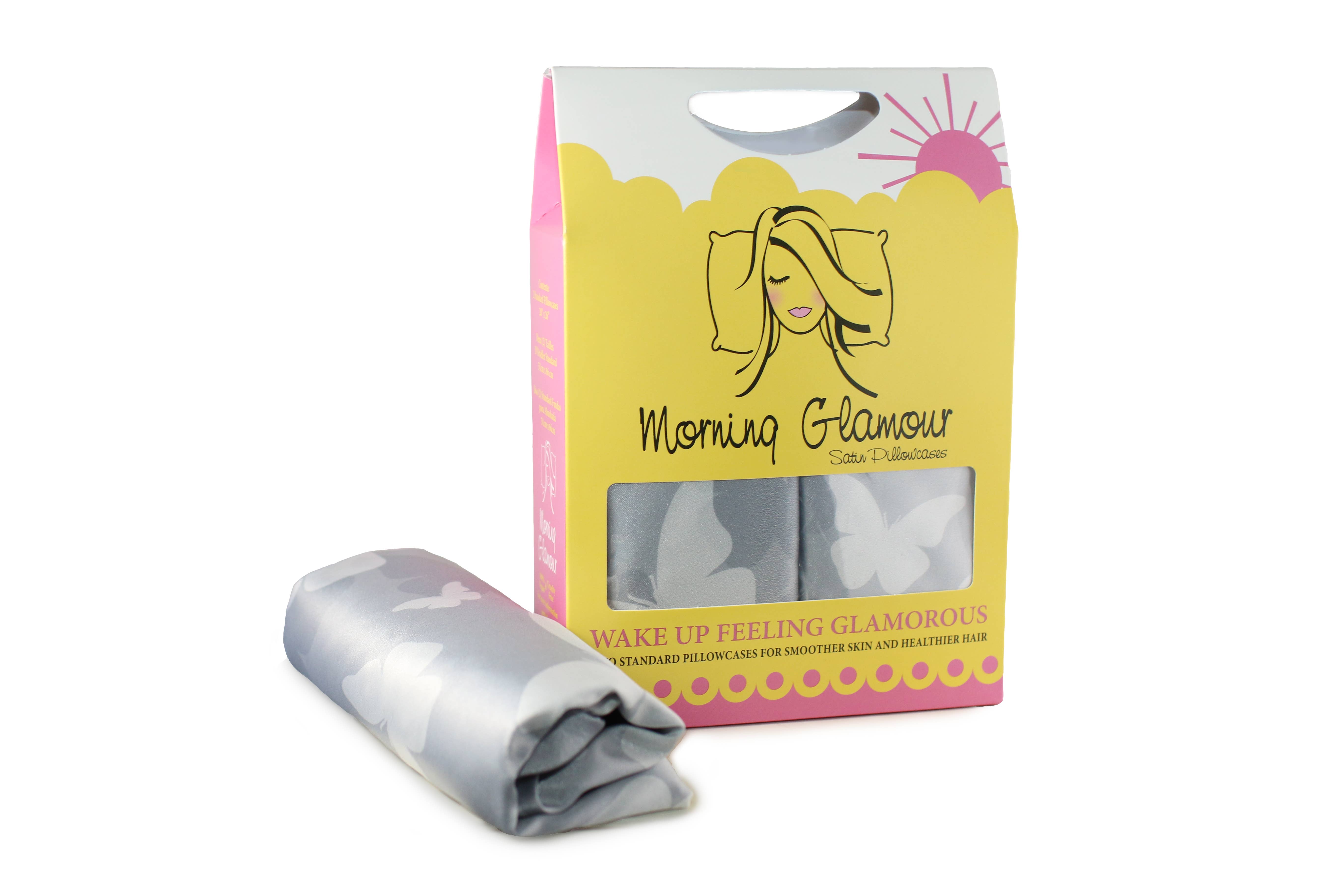 Morning Glamour – wholesale Bedding pillowcase/sham – Signature 2PK Satin Pillowcase- STANDARD/QUEEN35