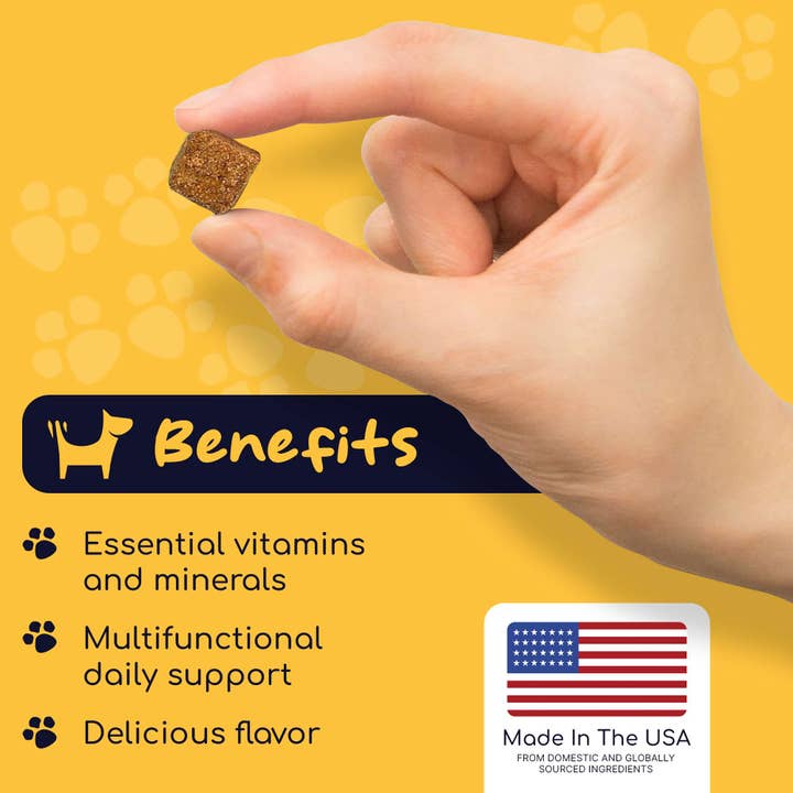 Chew + Heal - Wholesale Pet Supplement - Dog - Healthy Pup Multi Max All-In-One Dog Multivitamin, 120 count