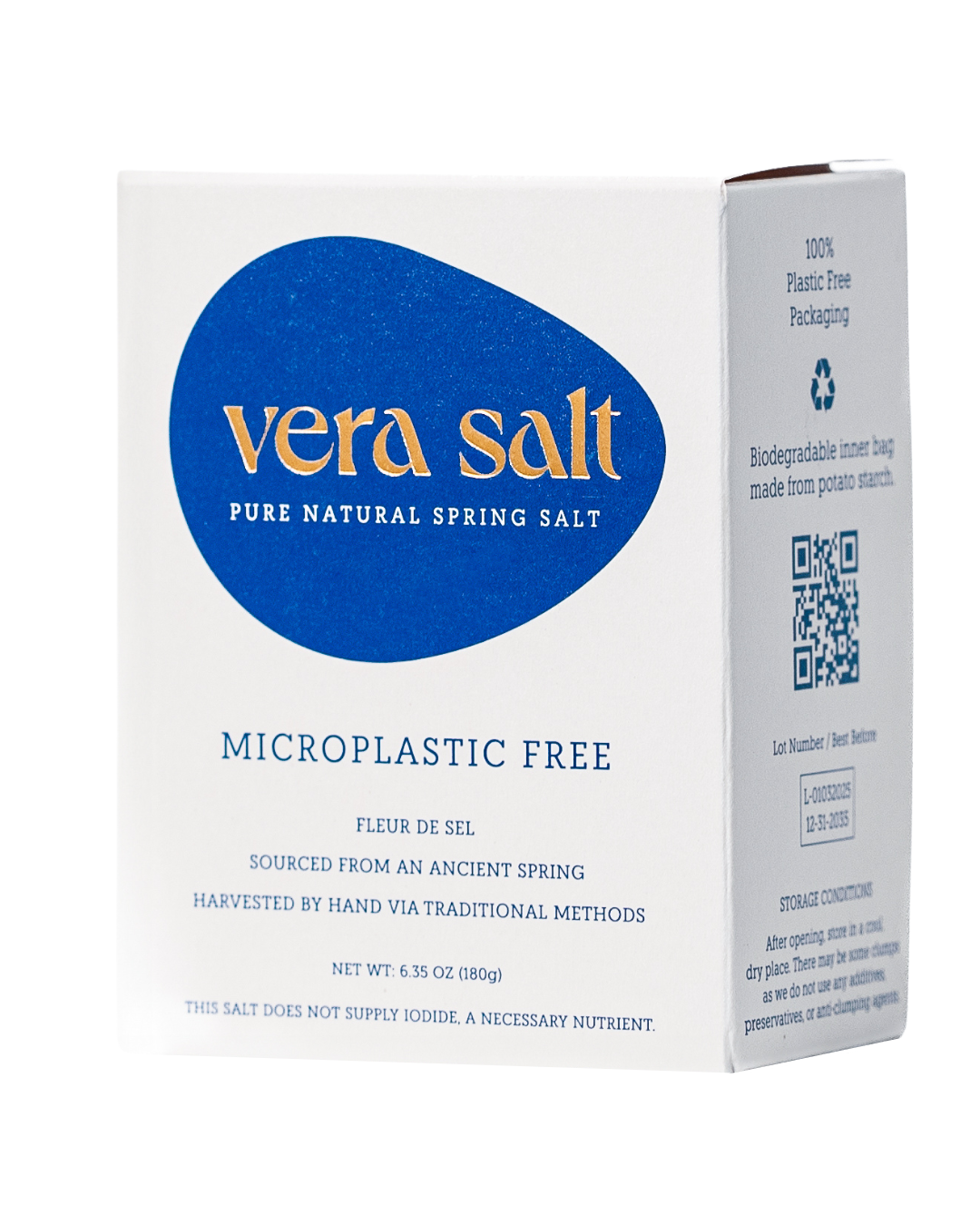 Vera Salt - Wholesale Salt - Fleur de Sel Spring Salt (180g) - Microplastic Free1