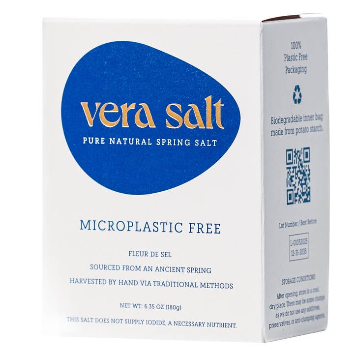 Vera Salt - Wholesale Salt - Fleur de Sel Spring Salt (180g) - Microplastic Free1