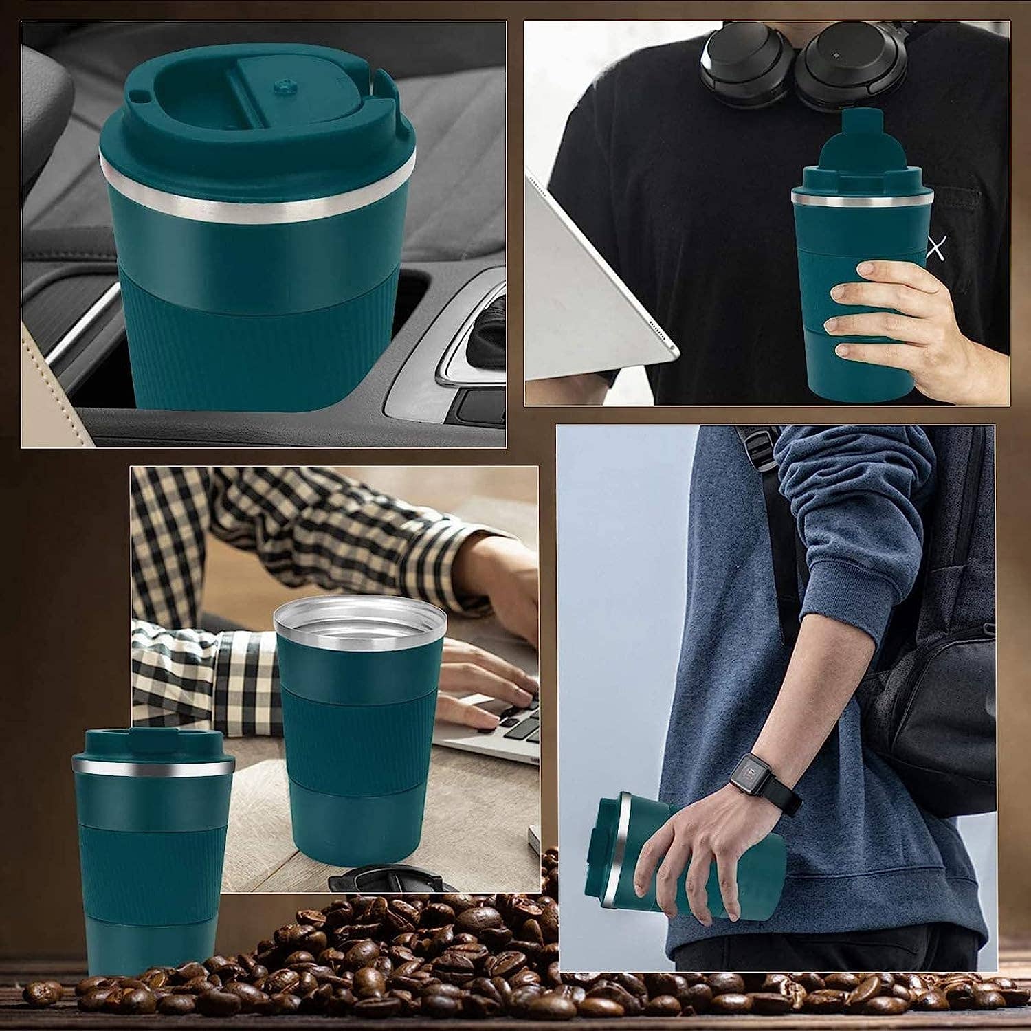 VIGOR - Wholesale Insulated mug/tumbler - Vacuum Stainless Steel Insulated Travel Mug Spill Proof3