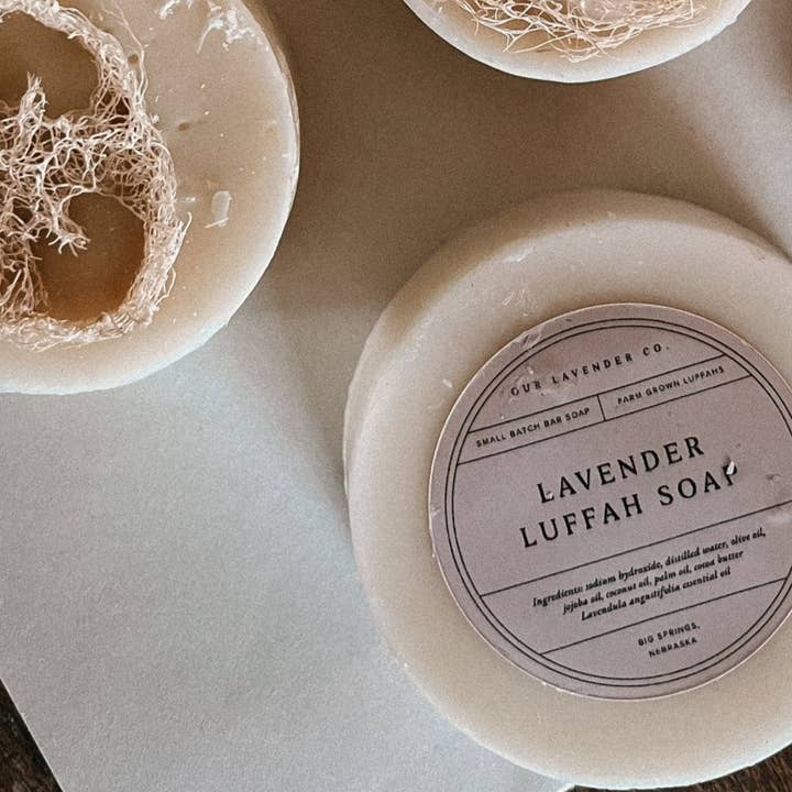 Our Lavender Co - Wholesale Bar Soap - Lavender Luffa Bar Soap1