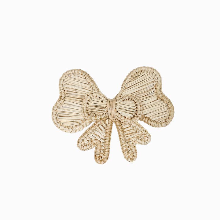 Bow Iraca Napkin Ring - Straw Raffia Tableware for wholesale by Coro Cora™