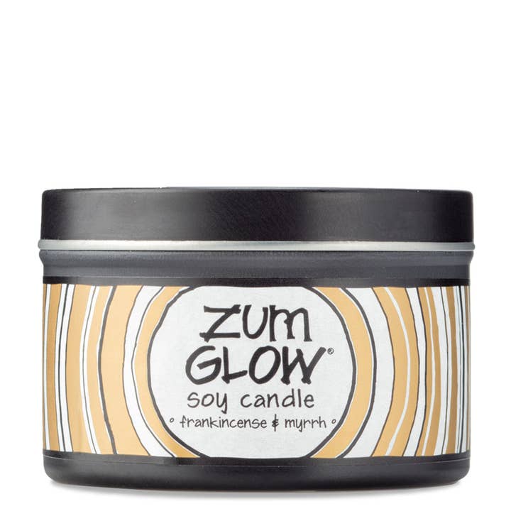 Frankincense & Myrrh Zum Glow Candle for wholesale by Zum by Indigo Wild