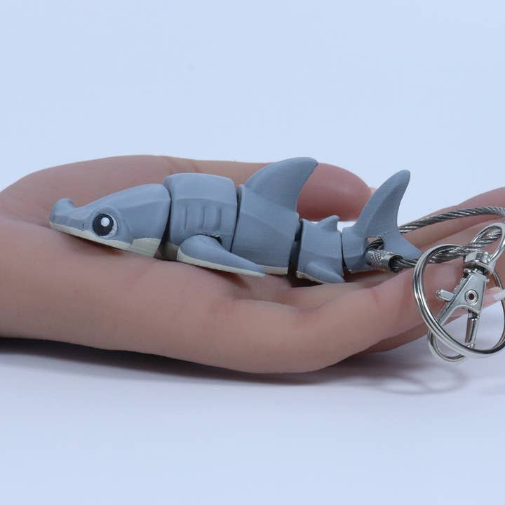 MrSpinner - Wholesale Fidget Toy - Kids - Fidget Friends Hammerhead Shark – 3D Printed Toy or Keychain7