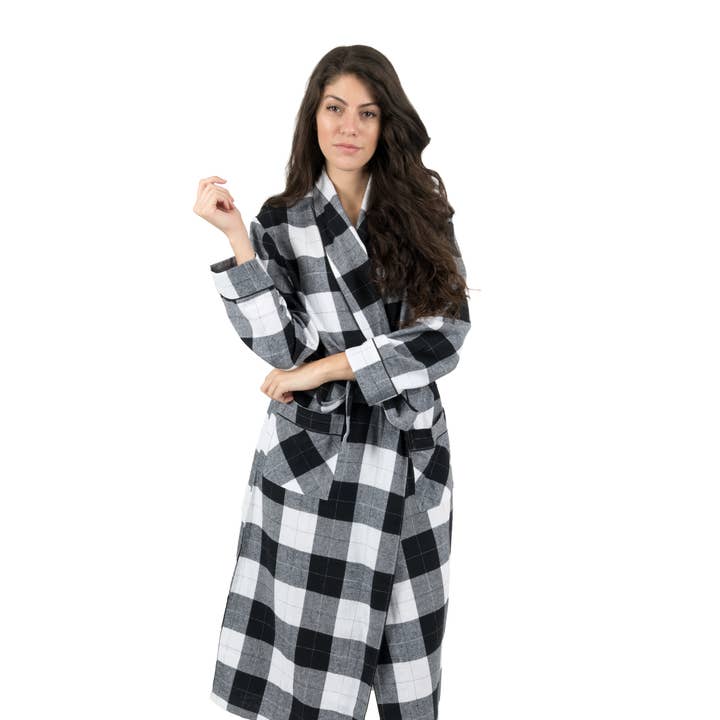 Women's Flannel Robe - Plaid Women's Robes Fall Winter and other Purchase Wholesale snuggle flannel fabric. Free Returns & Net 60 Terms on Faire trending on Faire.