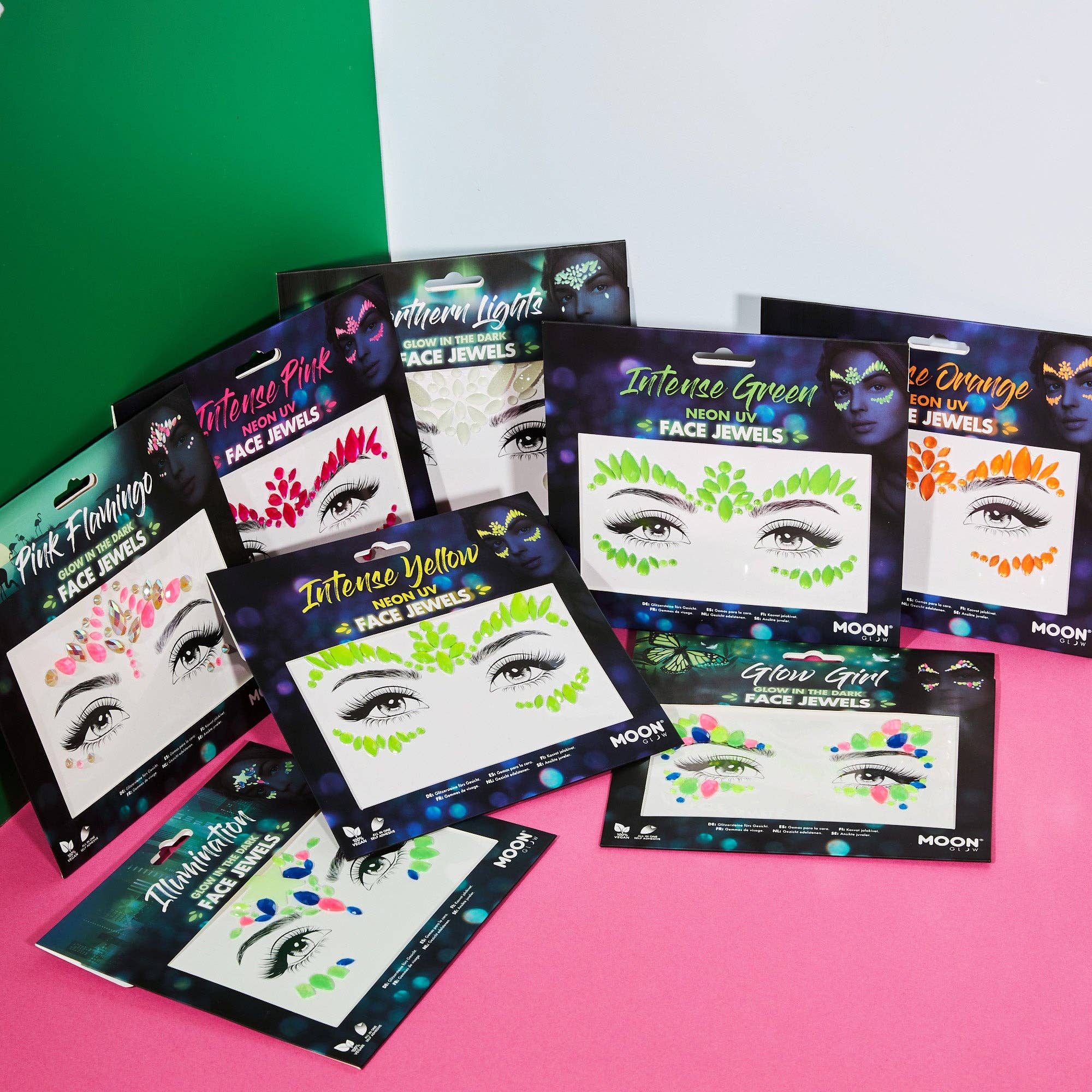 Moon Makeup - Wholesale Body Glitter/Shimmer - Neon UV Glow Blacklight Adhesive Gems, Jewels & Rhinestones5