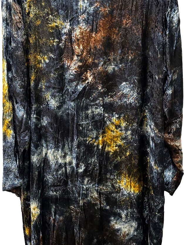 Velvet Tie Dye Duster i två (2) färgalternativ för wholesale av LeParisPetit by I Love Linen