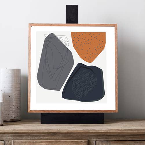 Imprimer Beach Pebbles and Rock #1 pour la vente par RGB Fineart