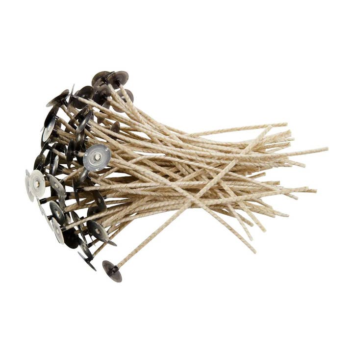 Eco 12 Wicks 6" Pretabbed Wick Candle Supplies for wholesale by Oily Blends