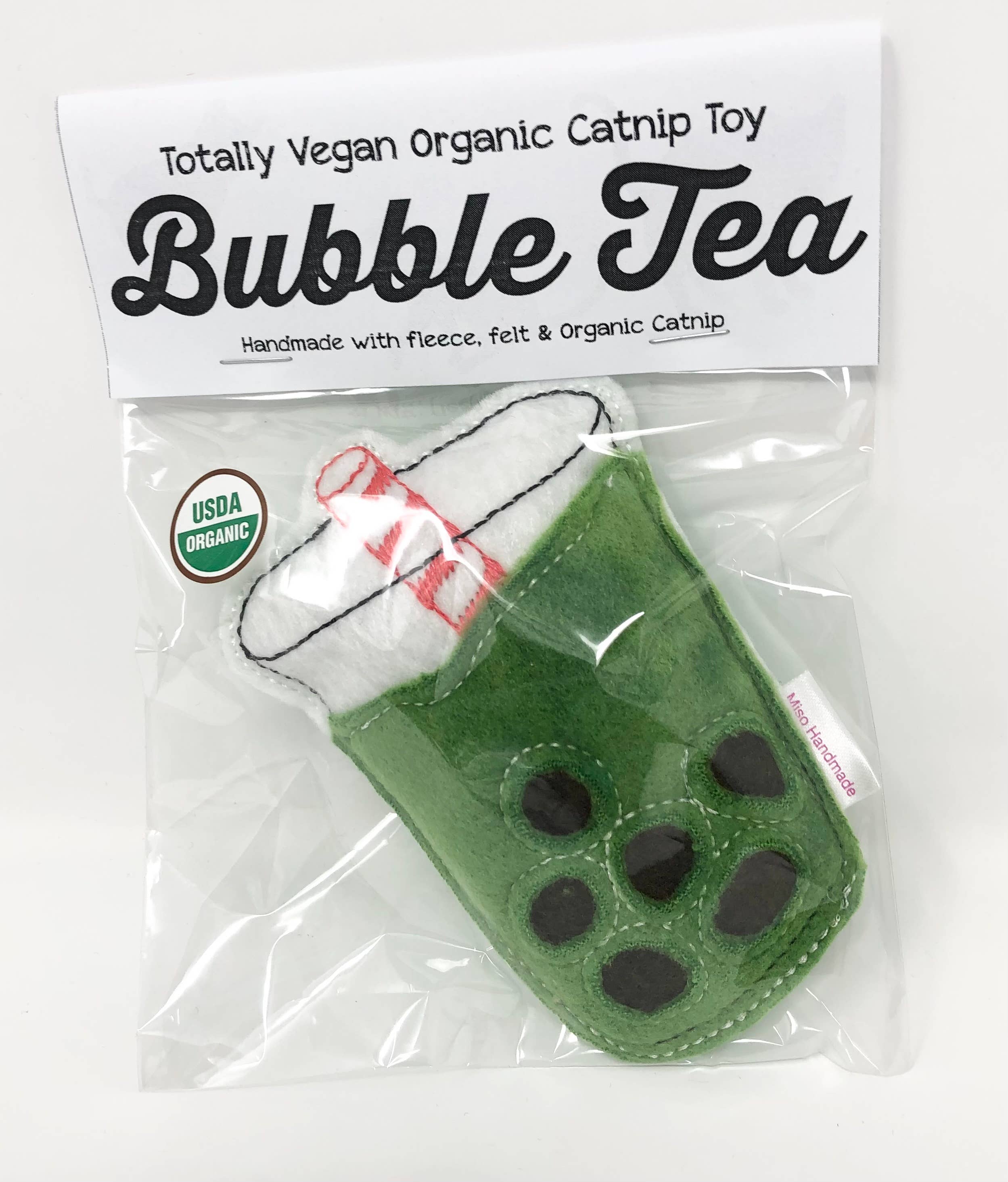 Miso Handmade - Wholesale Pet Toy - Cat - Catnip Bubble Tea Toy3
