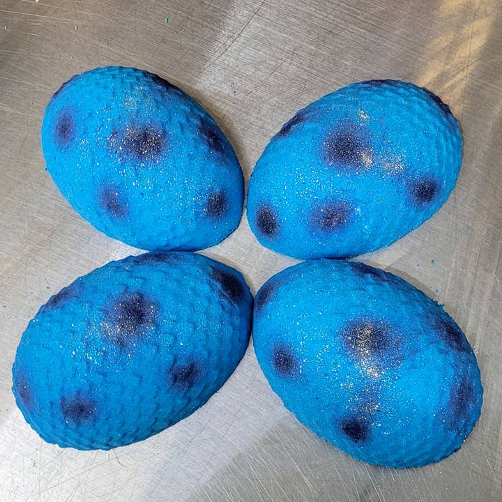 Essentially NOLA Soap Works - Wholesale Bath Bomb/Fizz - Hatch a Groovy Bath Time with Dino Egg Bath Bombs