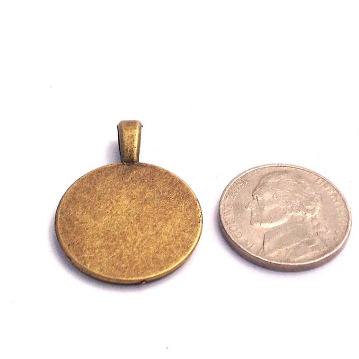 Postage Stamp Jewelry - Wholesale Pendant/Charm Necklace - 1974 Rose Window, Lausanne Cathedral -Swiss Postage Stamp - Postage Stamp Jewelry - Vintage Postage Stamp Necklace - Antique Bronze Finish2