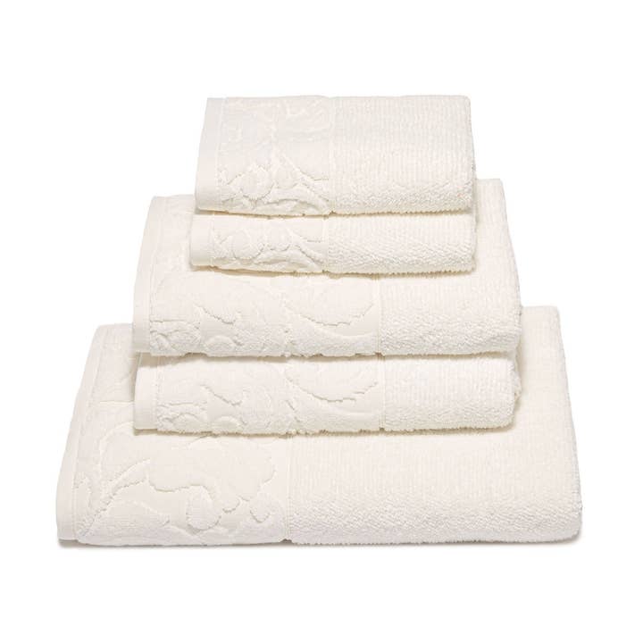 Smeralda Prima Natura Frottee-Handtuchset, aus Baumwolle für den Großhandel von caleffi spa