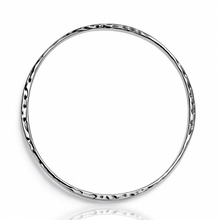 Armband i sterling silver, platt, hamrad och polerad för wholesale av De Mexico