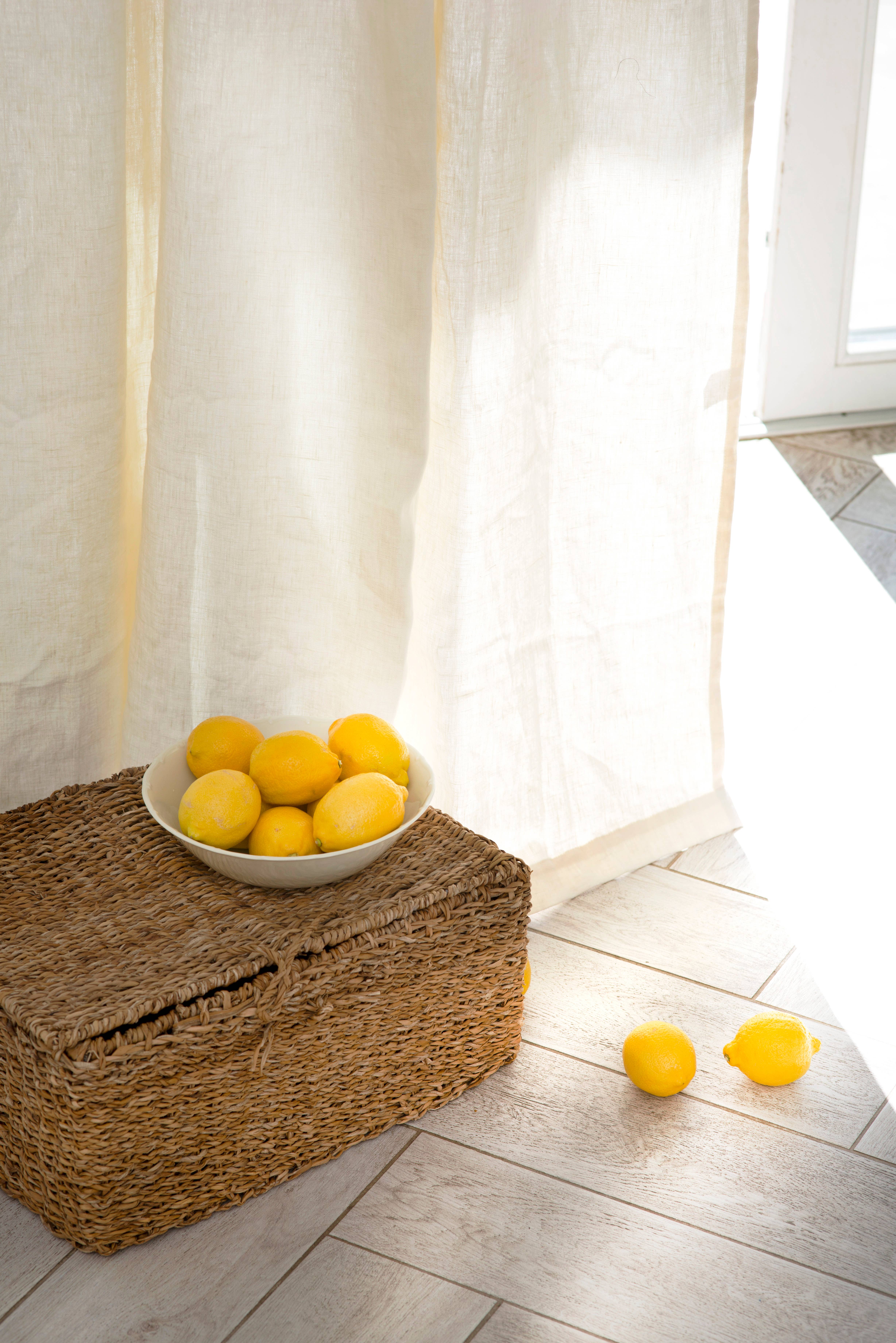 LinenQ – wholesale Curtain – Tie top linen curtains7