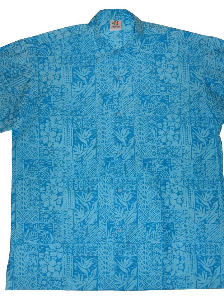 Chemise Cabana - Blue Hawaii pour la vente par Rum Reggae Clothing