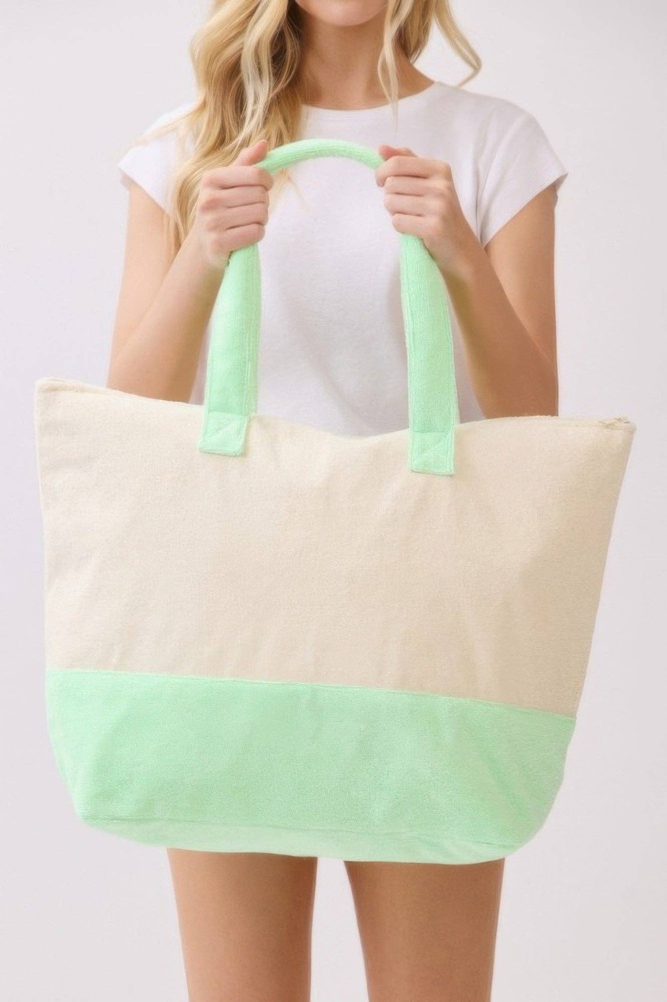 CC Wholesale Clothing - Wholesale Tote Bag - Women's - Hello Summer Terry Tote9