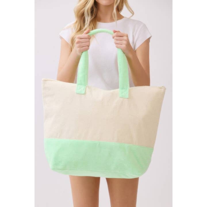 CC Wholesale Clothing - Wholesale Tote Bag - Women's - Hello Summer Terry Tote9