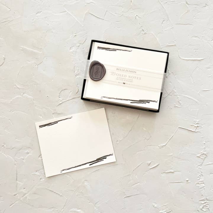 Penselstrøg Boxed Notes, Sæt med 6 for engroshandel hos Belle & Union