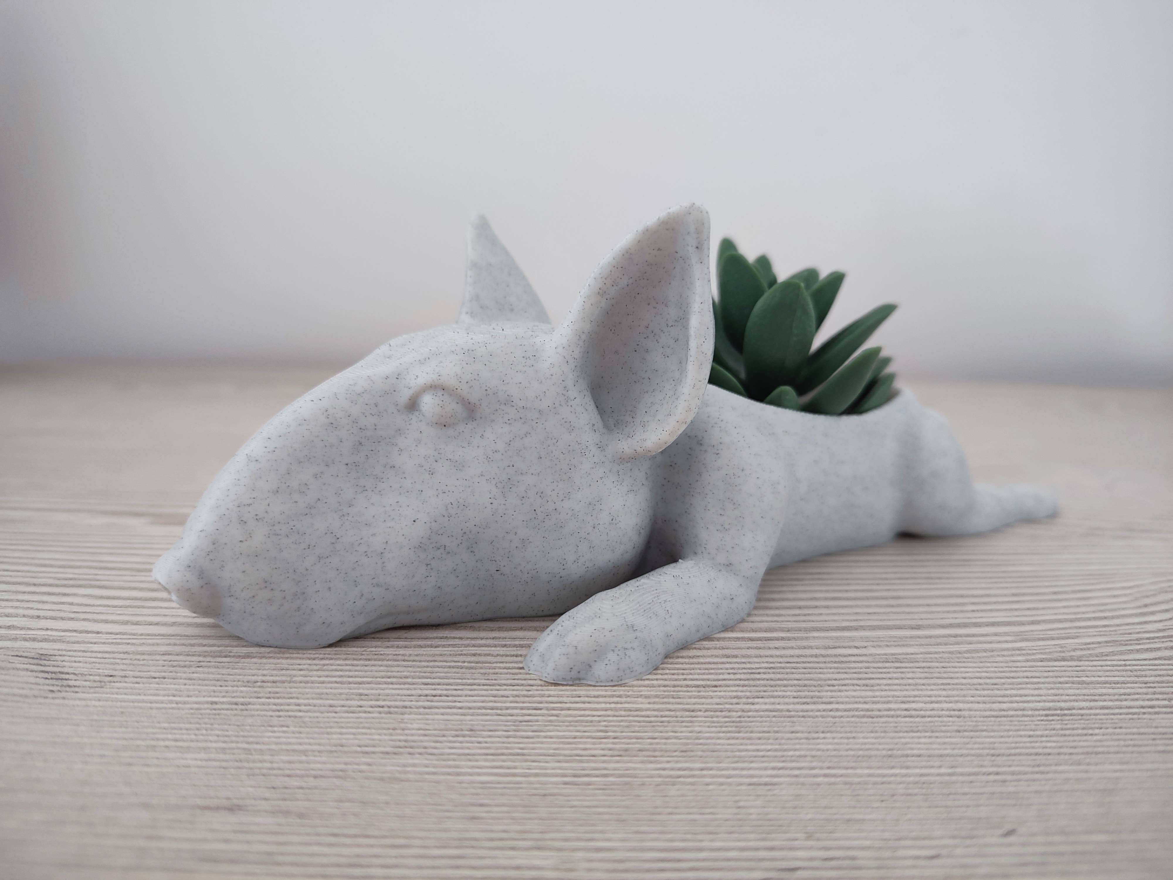 3DROOTS - Wholesale Plant Pot - Bullterrier dog pot0