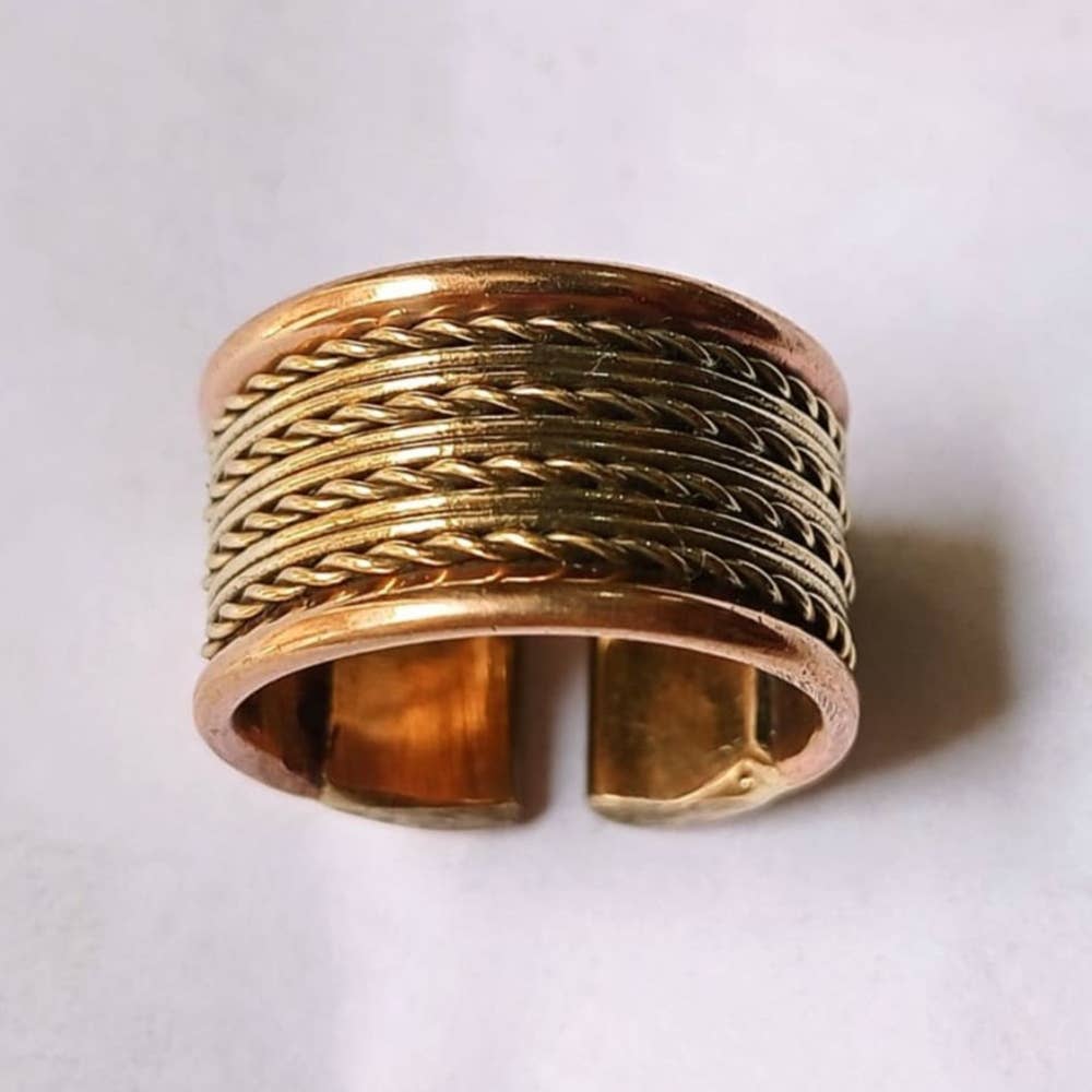 VIE – wholesale Band/stacked ring – Copper Rings2