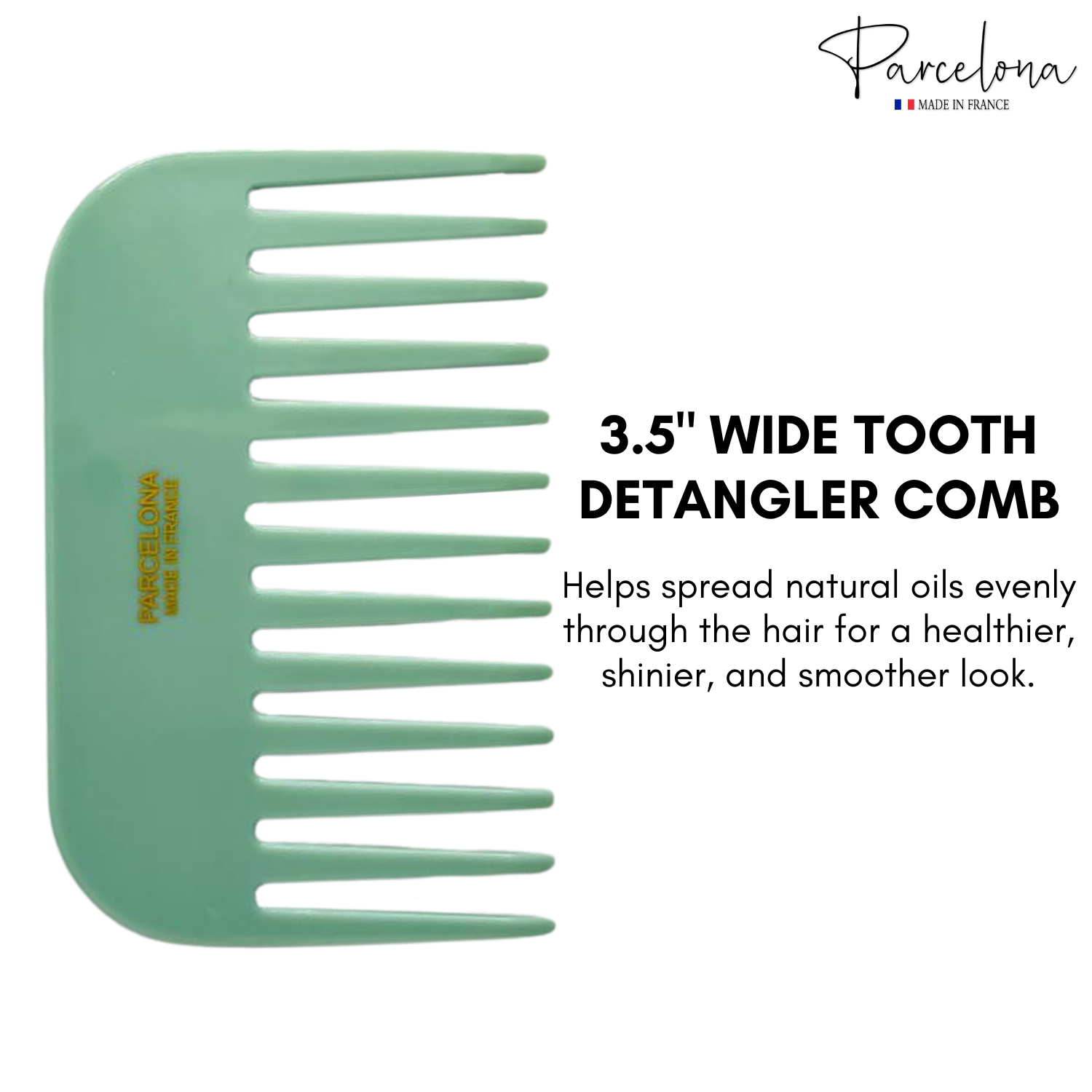Parcelona - Wholesale Hair Brush/Comb - Parcelona Wide Tooth Comb Tropical Toucan Floral Print Comb for Thick Curly Hair37