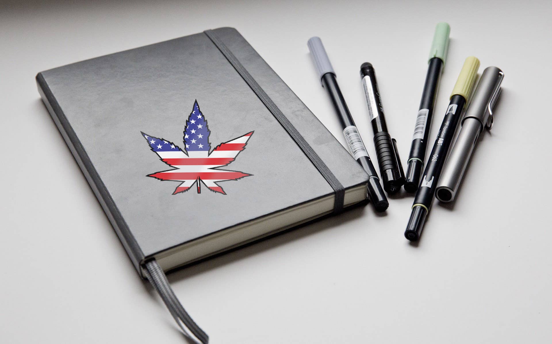 Torched Life – Großhandel Aufkleber – Marihuana-Aufkleber, Americana, 6er-Set8