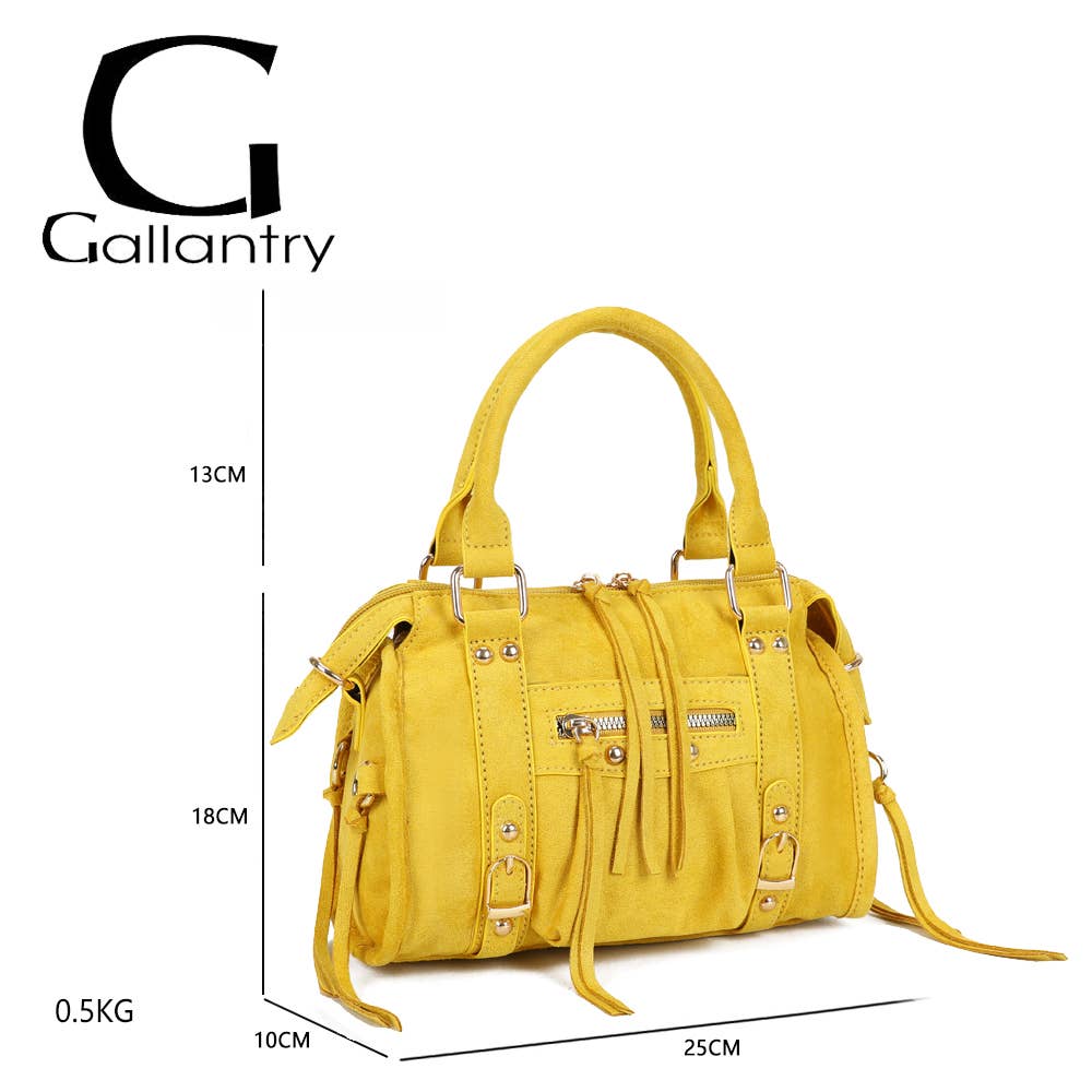Gallantry - Venta al por mayor Bolso con correa - Mujer - Skyla Pequeño Ante Dorado25