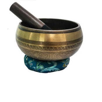 5 Buddha Singing bowl 5.5"- SB-115 for wholesale by Dorjebajra Tibet Shop