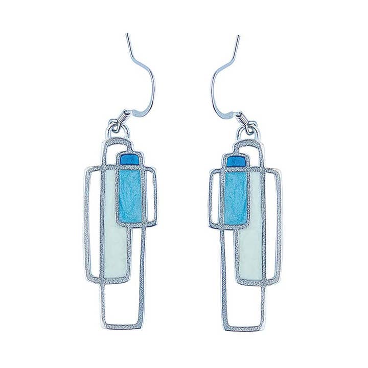 Prairie / Big Sky Wire Earrings for wholesale by Danforth Pewter