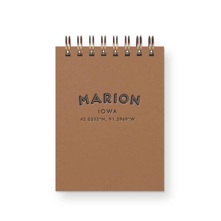 Ruff House Print Shop - Wholesale Notebook - Custom City Coordinates Mini Jotter Notebook