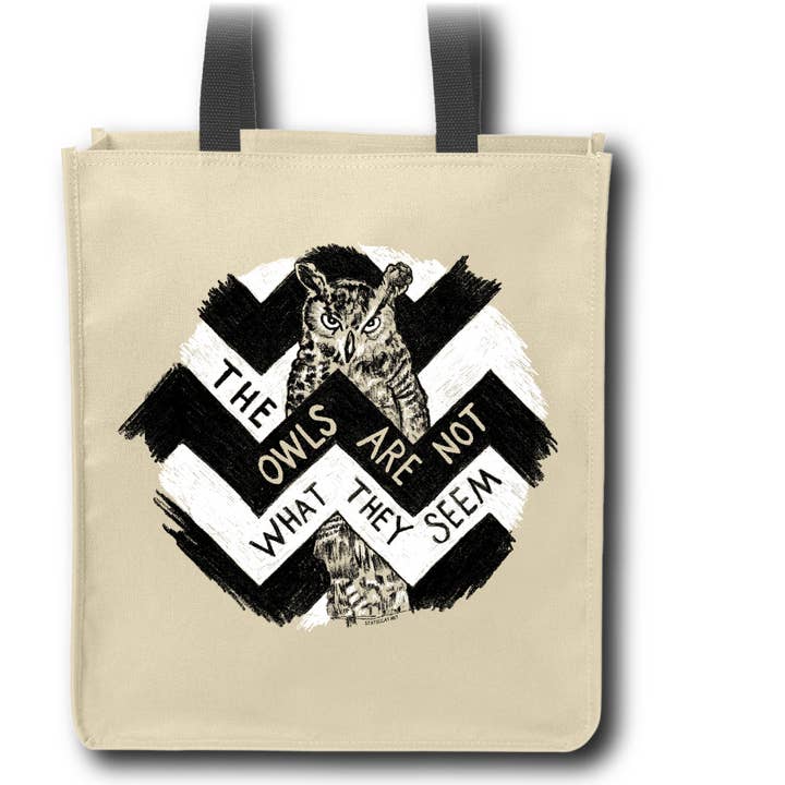 Uglerne er ikke, hvad de ser ud til (Twin Peaks) - Mulepose for engroshandel hos Static Cat Studio