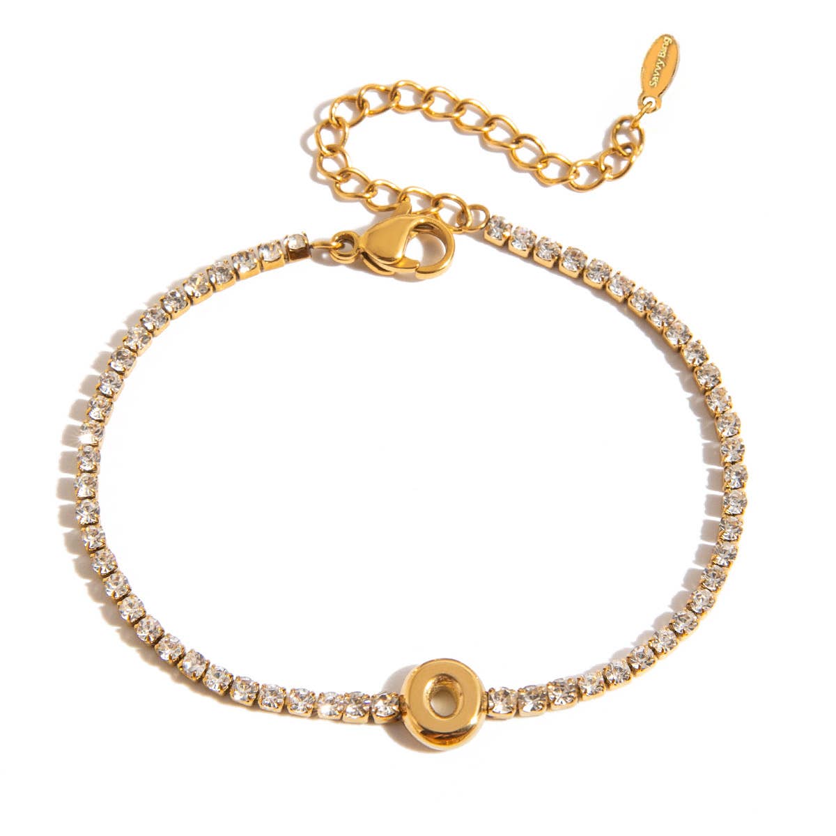 Savvy Bling - Wholesale Tennis Bracelet - Initial Tennis Bracelet Water Resistant14