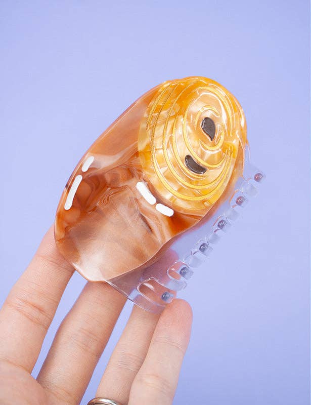 Joanna Behar - Wholesale Hair Clip - Women's - Pain au chocolat french patisseries Hair claw2