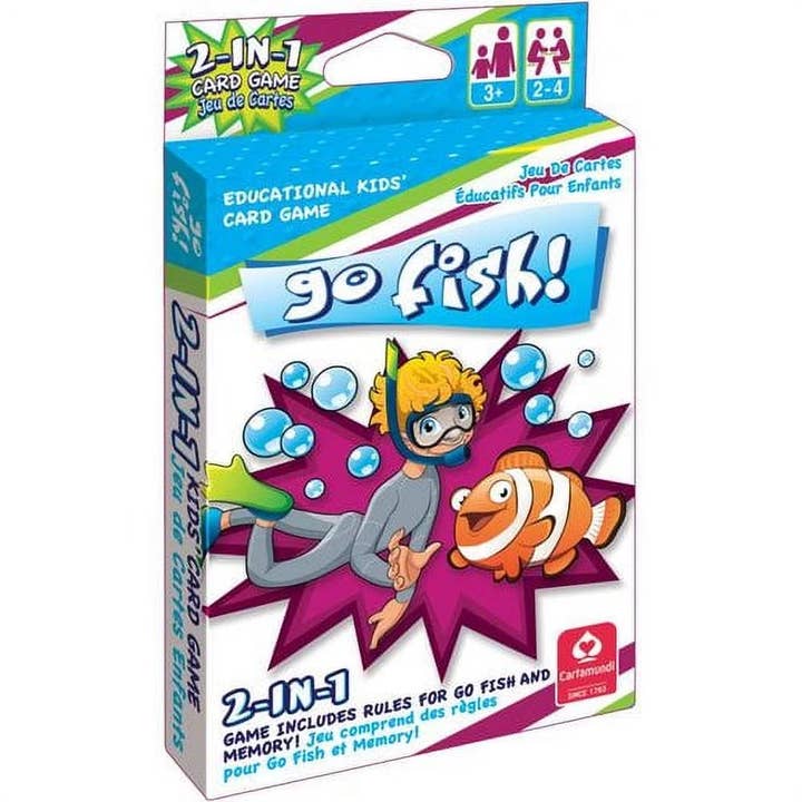 Juego de cartas Jumbo 2 en 1 Go Fish & Memory para niños de Cartam para venta al por mayor de Collectible Playing Cards