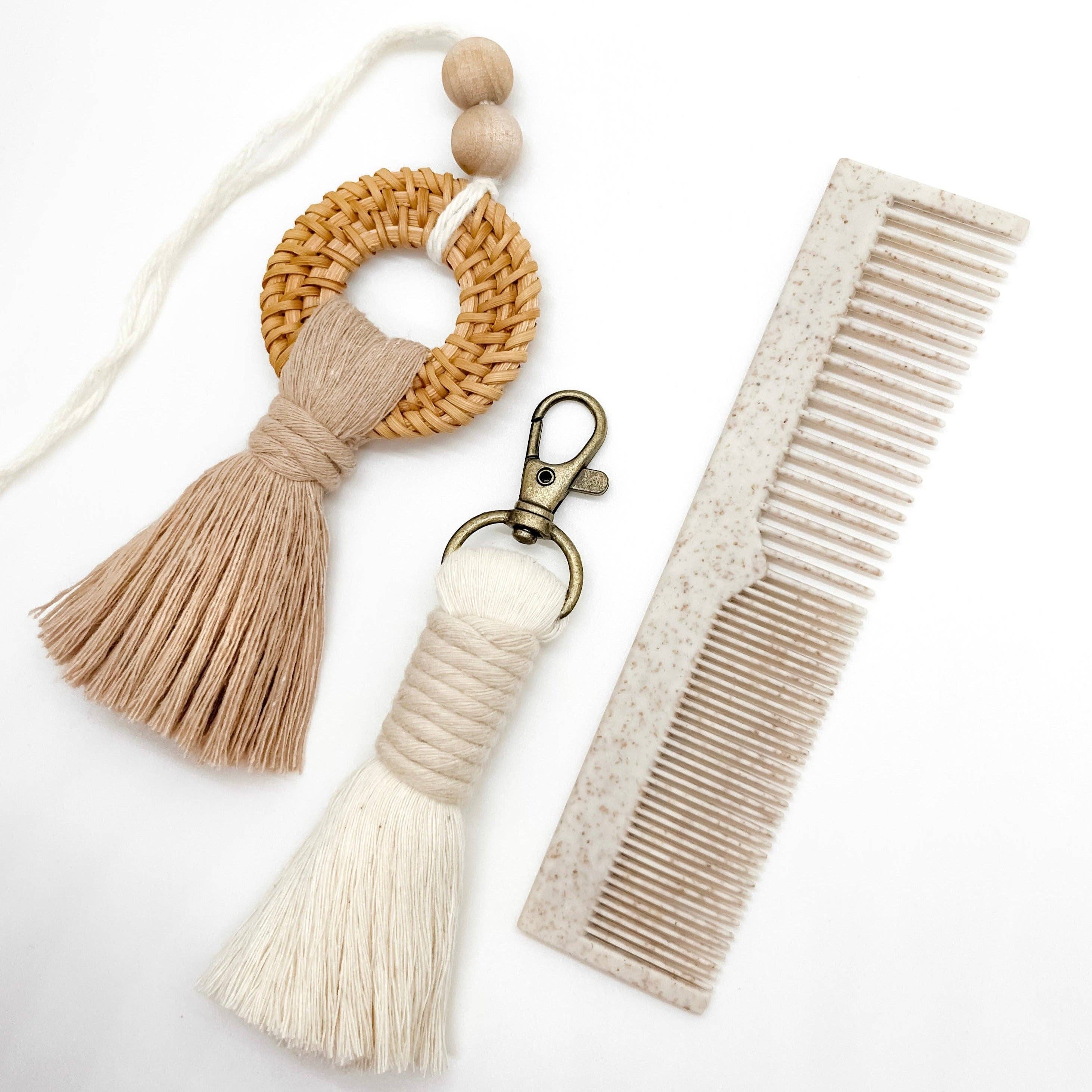 The Thrifty Handmade - Wholesale Hair Brush/Comb - Touch-Up Comb for Macrame Tassel and Decor3