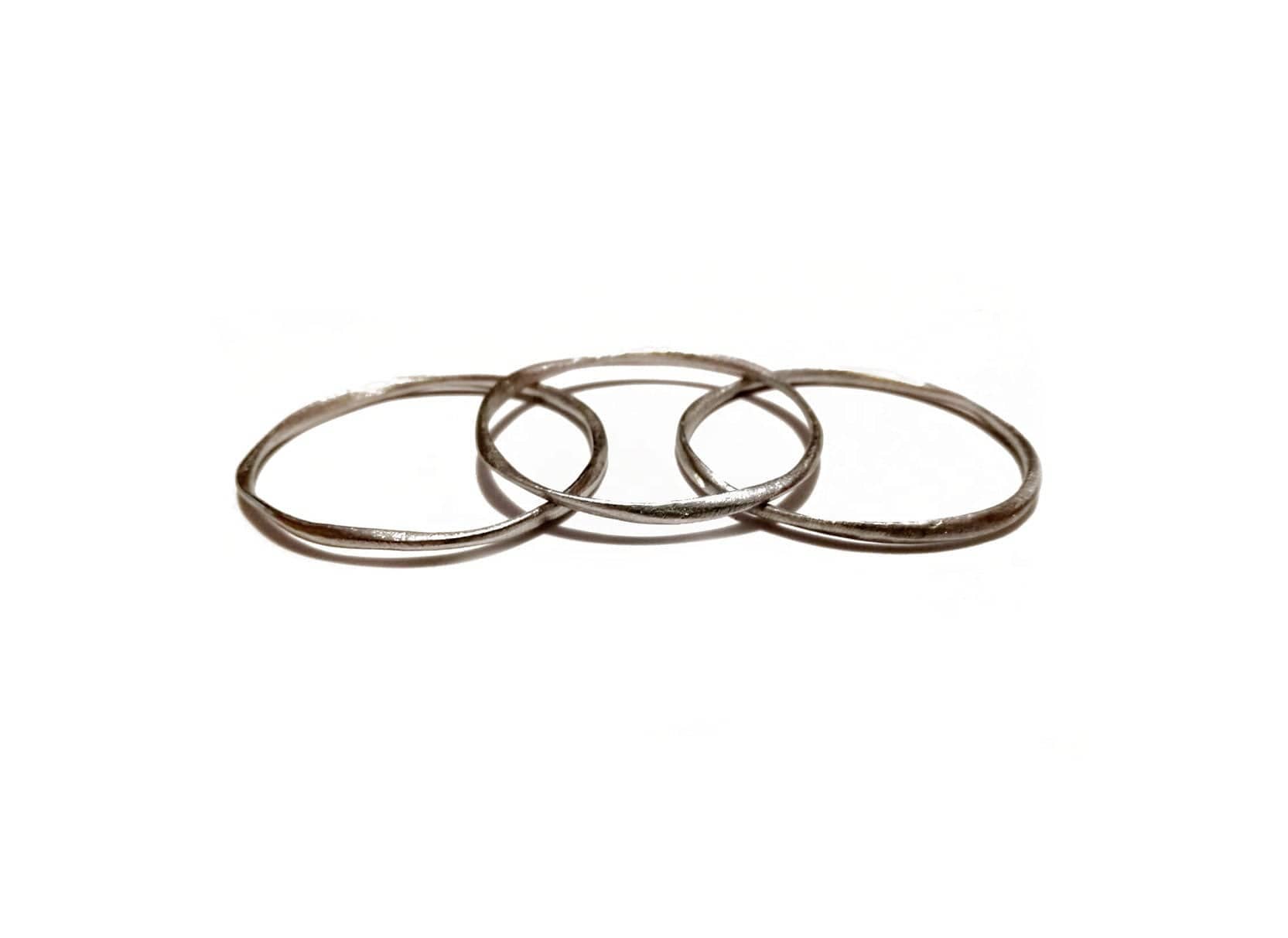 No War Factory s.r.l. - Wholesale Bangle Bracelet - Box 3 Hand-hammered bracelets2