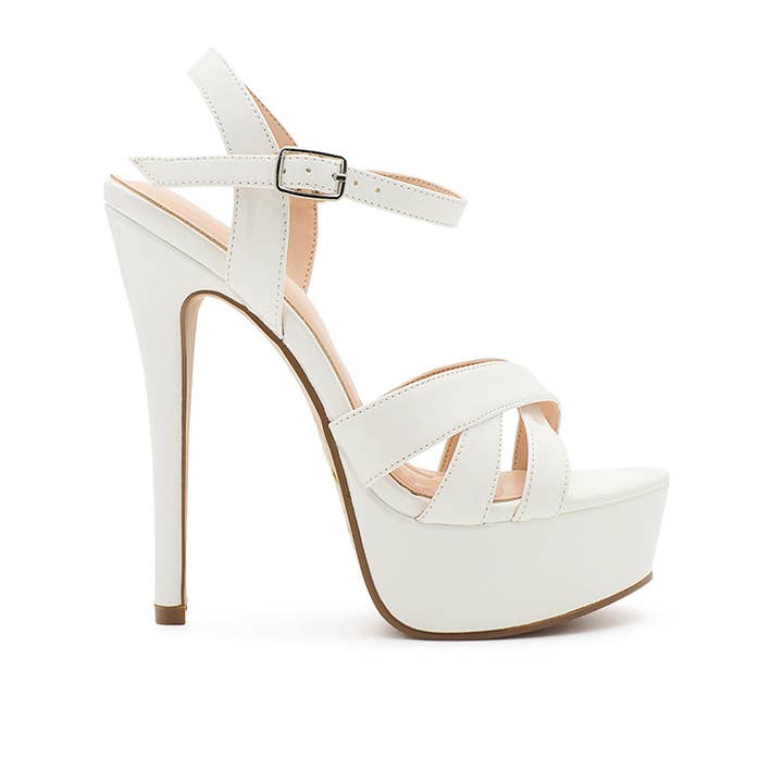 Platform Sandaler i Kunstlæder med Stropper for engroshandel hos De Blossom Collection