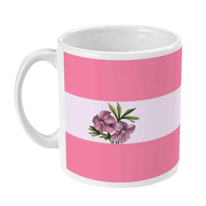Sapphic Pride Flag Coffee Mug for wholesale by Rainbow & Co