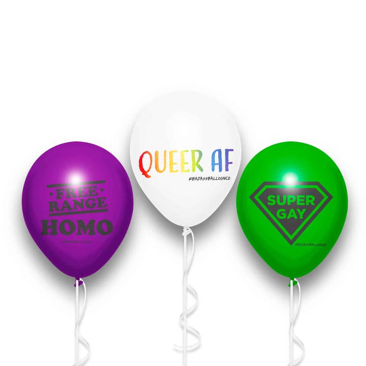 Pride Celebration Pack Badass Balloons for wholesale by Badass Balloon Co.