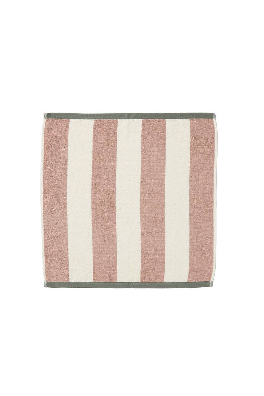 Maison Otto French Lifestyle Distribution - Wholesale Tea Towel - Rivages Terry Hand Towel Pink Kaki by Coucke France1