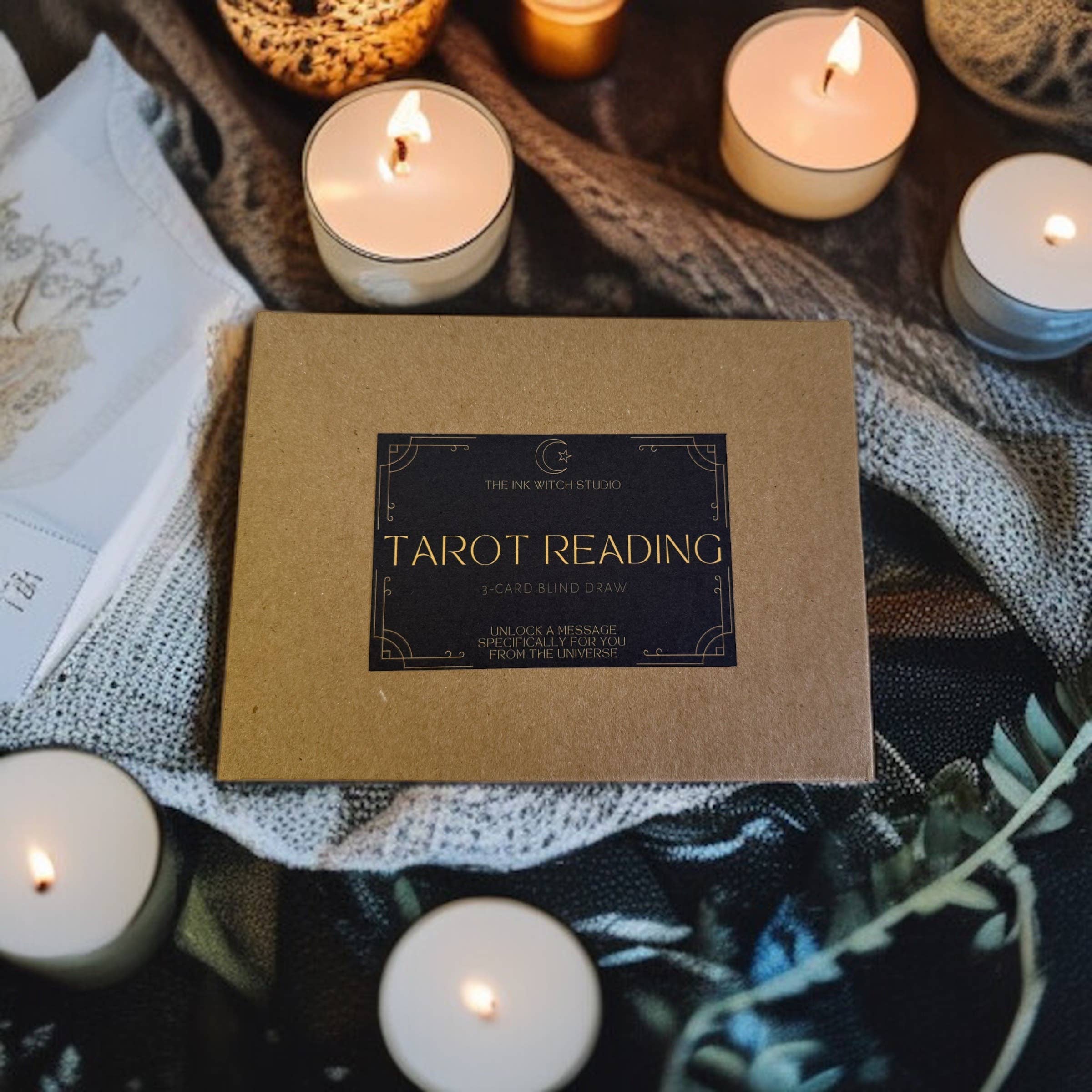 Ink Witch Studio – Großhandel Tarot- oder Orakelkarte – Geheimnisvolle 3-Karten-Tarot-Lesung